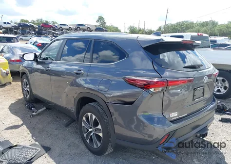 2024 Toyota Highlander Xle z USA, uszkodzony, nr VIN 5TDKDRAH2RS528168